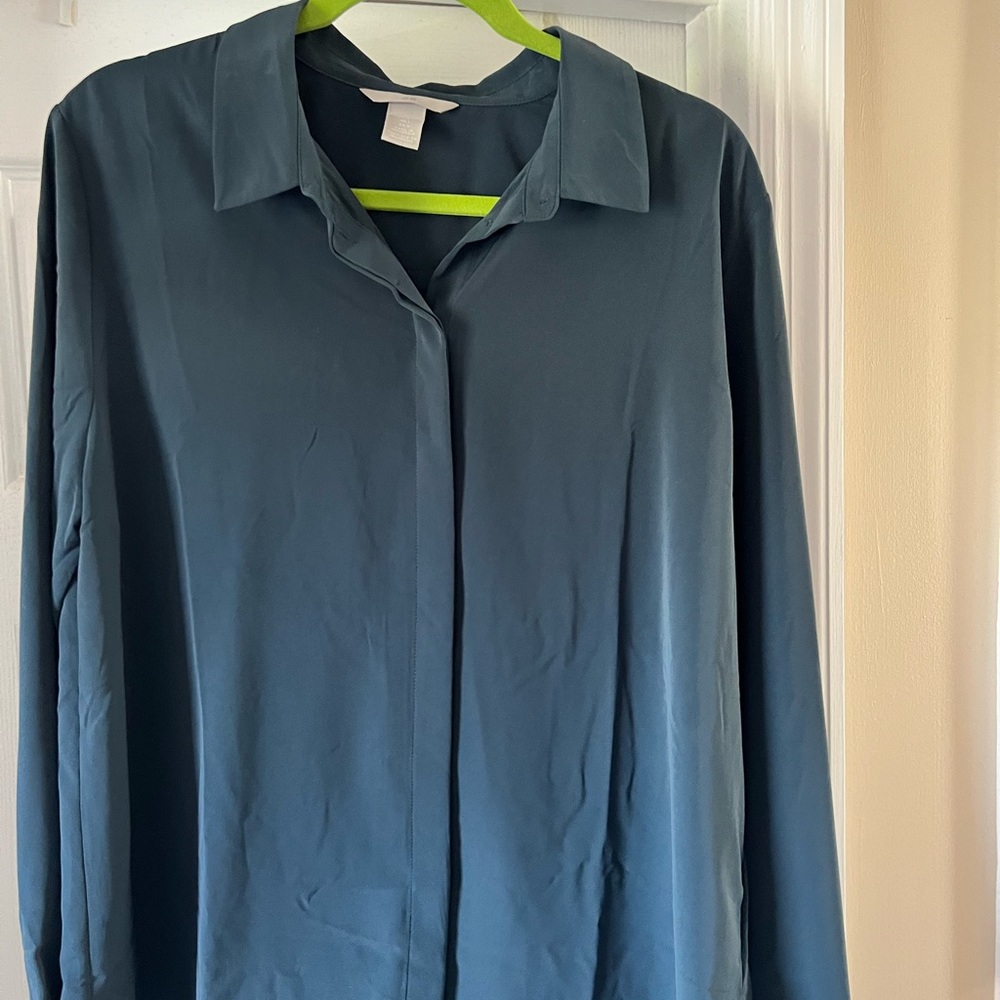 H&M Teal Blouse